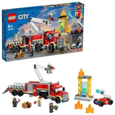 LEGO City 2er Set: Fire 60282 Mobile Feuerwehreinsatzzentrale + Town 60304 Strassenkreuzung mit Ampeln City Set of 2: Мобильный пункт управления пожарной командой Fire 60282 + перекресток Town 60304 со светофором