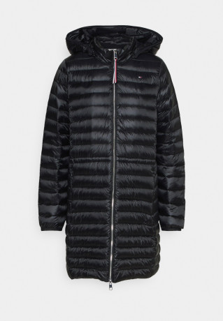 Tommy Hilfiger FEMININE COAT Down coat black ЖЕНСКОЕ ПАЛЬТО Пуховик черный