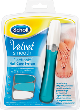 Scholl Velvet Smooth Elektrische 3-Schritt-Средство для ухода за ногтями, 1 шт