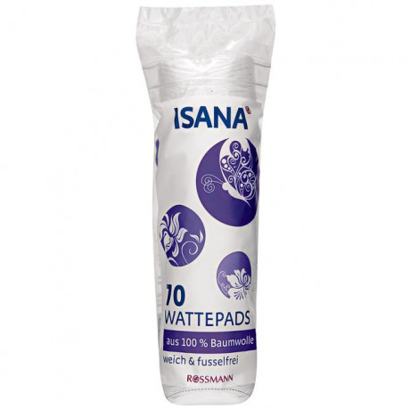 ISANA Wattepads Ватные диски для всех типов кожи 70 шт.