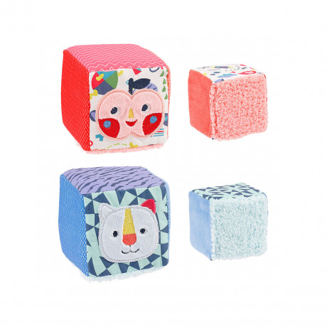 Fehn 4er Set Wurfel COLOR Friends Набор из 4-х кубиков COLOR Friends