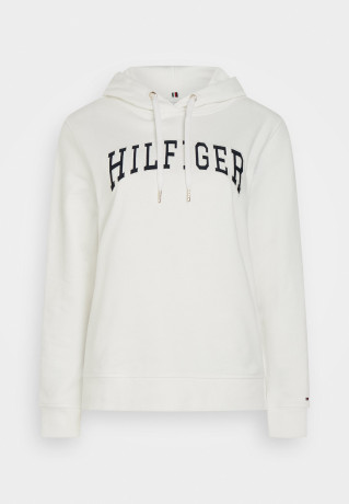 Tommy Hilfiger VARISTY HOODIE Hoodie ecru VARISTY HOODIE Толстовка с капюшоном экрю