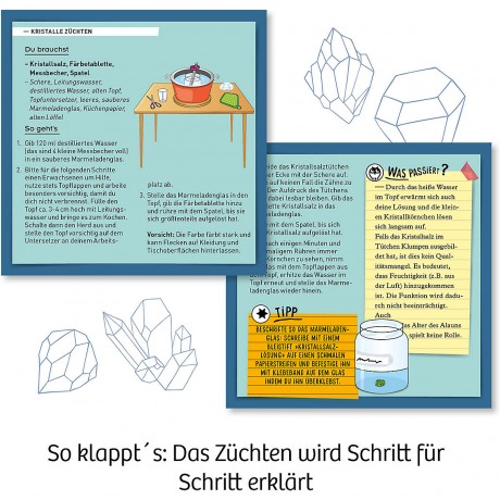 Kosmos Blaue Kristalle selbst zuchten Выращивайте свои собственные синие кристаллы