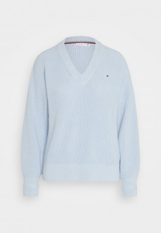 Tommy Hilfiger SWEATER Jumper breezy blue СВИТЕРА Джемперы свежий синий