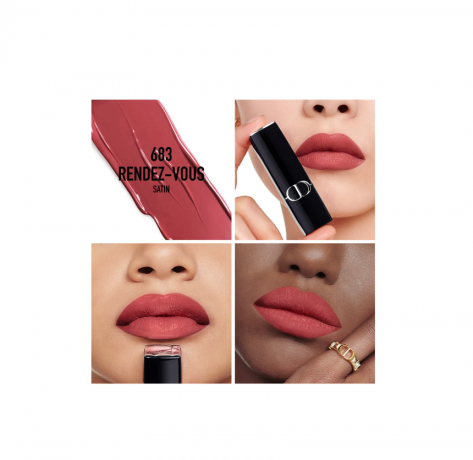 DIOR Rouge Dior Rouge Dior Long Wear Satin  Lippenstift, Nr. 683 Rendez-Vous / 3,50 г