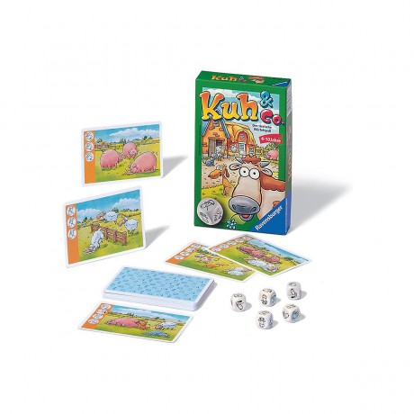Ravensburger Mitbringspiel Kuh  Co. Возьмите с собой игру Cow Co.