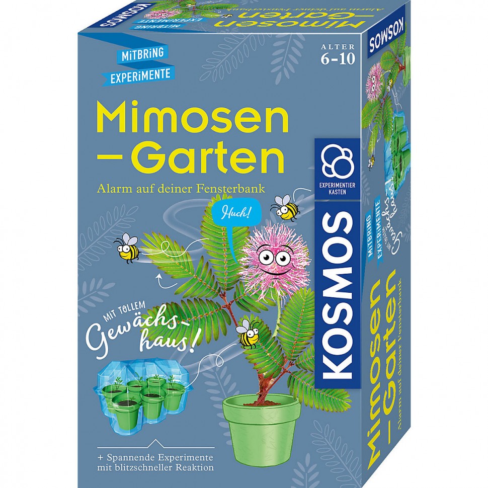 Купить Kosmos Mitbringexperiment Mimosen-Garten Возьмите с собой  эксперимент в саду мимозы в интернет-магазине Diskontshop.eu Германия всего  за 1 303 руб. в