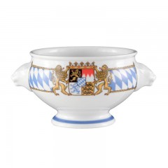 Seltmann Weiden Seltmann Weiden Compact Bayern Lowenkopfterrine o. De. 'Weisswursttopf' 0,5 L Seltmann Weiden Compact Bayern Террин с головой льва o. De. "Вайсвурсттопф" 0,5 л