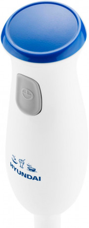 Hyundai Hyundai Stabmixer HB200, 200 W, 1 Geschwindigkeit, 2 Klingen, ergonomische Griffform Ручной блендер Hyundai HB200, 200 Вт, 1 скорость, 2 лезвия, эргономичная форма ручки