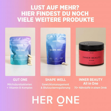 HER ONE Marine Collagen 150g, Морской коллаген гидролизат (Франция), 150г порошок, с медью