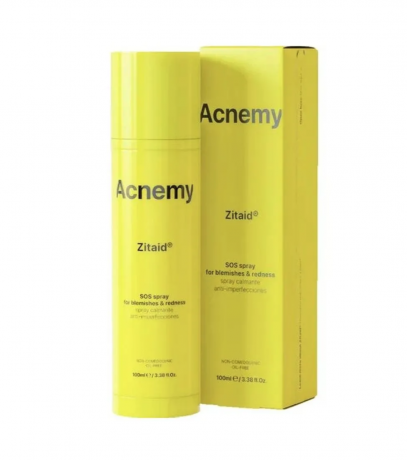 Acnemy Zitaid SOS Spray 100ml, Спрей для лица от акне Acnemy Zitaid SOS Spray, антибактериальный, от покраснений и высыпаний, с гипохлорновой кислотой (HOCl), для проблемной кожи, 100 мл