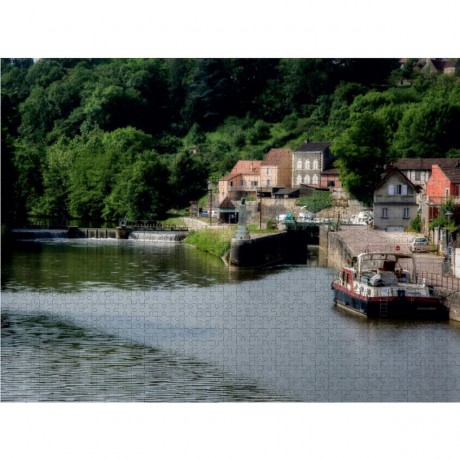 CALVENDO Puzzle CALVENDO Puzzle Clamecy am Ufer der Yonne Пазл CALVENDO Puzzle Clamecy на берегу Йонны