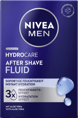 NIVEA MEN HydroCare After Shave Fluid, 100 ml, Нивеа Мужской флюид после бритья, провитамин B5, лёгкое увлажнение и свежесть, 100 мл