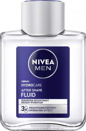 NIVEA MEN HydroCare After Shave Fluid, 100 ml, Нивеа Мужской флюид после бритья, провитамин B5, лёгкое увлажнение и свежесть, 100 мл