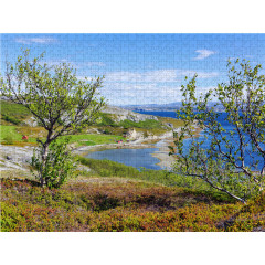 CALVENDO Puzzle CALVENDO Puzzle Panorama am Porsangerfjord Пазл CALVENDO Пазл-панорама Порсангер-фьорда