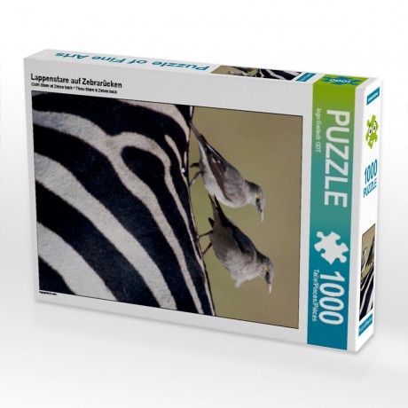 CALVENDO Puzzle CALVENDO Puzzle Lappenstare auf Zebrarucken Пазл CALVENDO Puzzle Скворцы на спине зебры