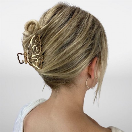 SOHO Schmetterling Haarklammer Gold заколка для волос с бабочкой