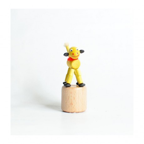 Holzspielzeug Wackelfigur Schaf Деревянная игрушка кивая овечка