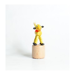 Holzspielzeug Wackelfigur Schaf Деревянная игрушка кивая овечка