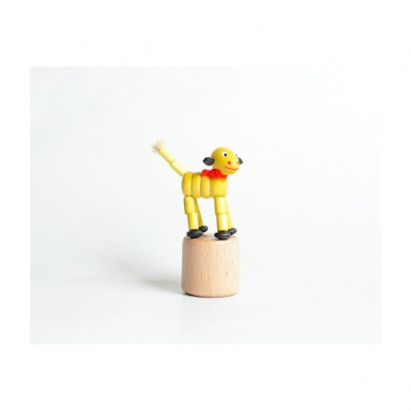 Holzspielzeug Wackelfigur Schaf Деревянная игрушка кивая овечка