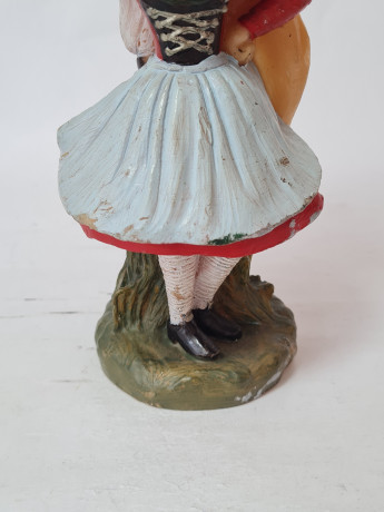 Фигурка винтажная Im Stil von Gauner "Танцующая влюбленная пара", воск, 22 см, Германия, 1960-70гг.