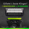 GILLETTE Rasierklingen, Labs Face Gold, 10 St, Джилетт Сменные кассеты Labs Face Gold для мужской бритвы, 10 шт.