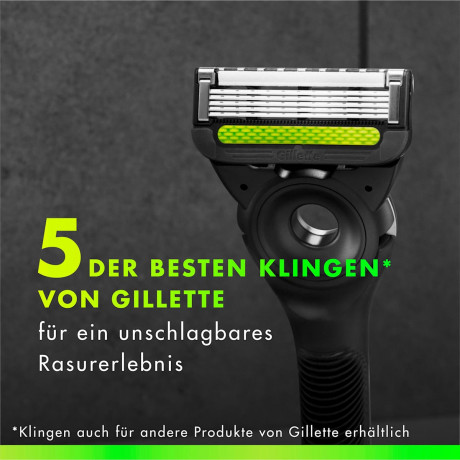 GILLETTE Rasierklingen, Labs Face Gold, 10 St, Джилетт Сменные кассеты Labs Face Gold для мужской бритвы, 10 шт.