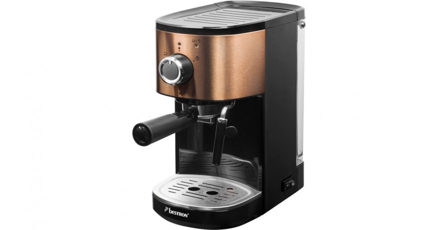 Bestron Bestron AES1000CO, Espressomaschine kupfer/schwarz  kupfer, schwarz Bestron AES1000CO, эспрессо-машина медный/черный