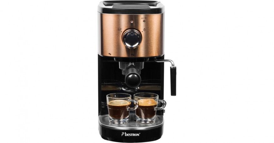 Bestron Bestron AES1000CO, Espressomaschine kupfer/schwarz  kupfer, schwarz Bestron AES1000CO, эспрессо-машина медный/черный