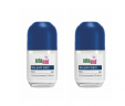 Sebamed Men Sensitive Balsam Deo Roll-On 50ml x 2st, Дезодорант ролик мужской без алюминия и спирта, для чувствительной кожи, 48 часов, 50мл х 2шт