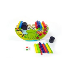 Holzspielzeug Balancespiel Frosch Деревянная игрушка баланс игры лягушка