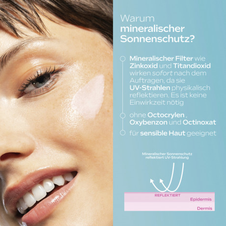 WELEDA UV Glow Fluid LSF 30, 30 ml, Солнцезащитный флюид для лица SPF 30 с маслом моринги и сияющими пигментами, без отдушки, 30 мл