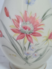 Ваза винтажная Royal Bavaria с цветочным декором, фарфор, 16.5 см, Германия, 1960-70гг.