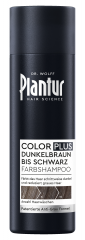 Plantur Color PLUS Black Shampoo, 200 ml, Тонирующий шампунь для постепенного маскирования седины на тёмно-каштановых и чёрных волосах, 200 мл