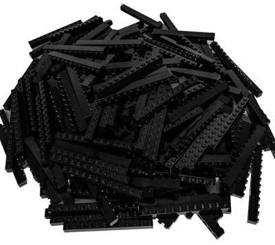 LEGO LEGO schwarze 1x12 Hochsteine - black 6112 Menge 100x LEGO черные высокие кирпичи 1x12 - количество черных 6112 100x