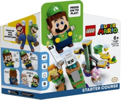 LEGO Super Mario 2er Set: 71360 Abenteuer mit Mario - Starterset + 71387 Abenteuer mit Luigi - Starterset Набор Super Mario из 2 предметов: 71360 начальный набор «Приключения с Марио» + 71387 начальный набор «Приключения с Луиджи»