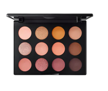 МАC Art Library Nude Model, МАК Палетка теней для век с 12 ультрапигментированными оттенками NUDE