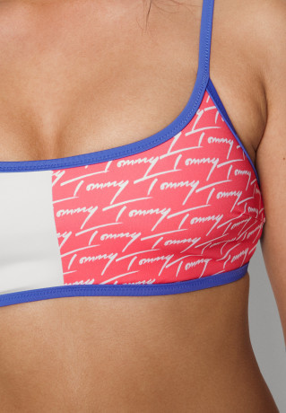 Tommy Hilfiger BRALETTE Bikini top iris blue БРАЛЕТТ лиф бикини голубой ирис