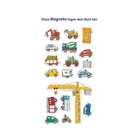 Ravensburger ministeps® Wer fahrt wohin? mit 22 Magnetteilen ministeps® Кто куда? с 22 магнитными частями
