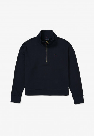Tommy Hilfiger ADAPTIVE QUARTER-ZIP  Sweatshirt desert sky ADAPTIVE QUARTER ZIP Толстовка небо пустыни