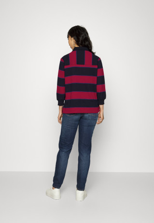 Tommy Hilfiger HALF ZIP RUGBY Sweatshirt dark blue ПОЛУМОЛНИЯ РЕГБИ Толстовка темно-синий