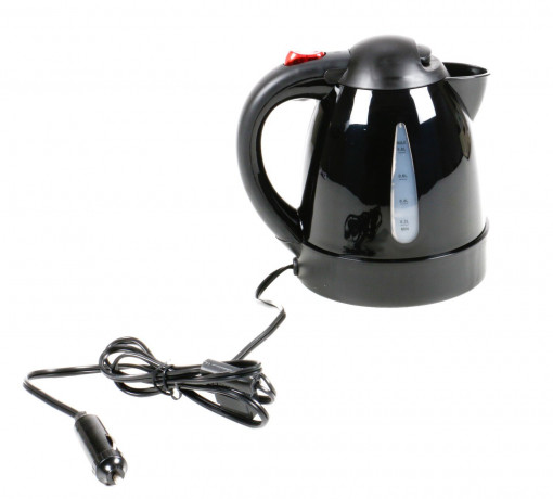 Dunlop Dunlop Reise-Wasserkocher LKW, 0,8 l, 250 W, 24 Volt Zigarettenanzunder Anschluss  Автопогрузчик Dunlop Travel, 0,8 л, 250 Вт, подключение к прикуривателю 24 Вольт