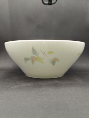 Тарелки винтажные Thomas, ребристая фактура, пастельный декор, фарфор, 2 шт., 23 и 21 см, Германия, 1970-80 гг.