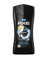 AXE 3-in-1 Duschgel &amp; Shampoo Alaska 400ml, Гель для душа и шампунь 3-в-1, Аляска 400мл