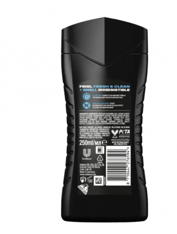 AXE 3-in-1 Duschgel & Shampoo Alaska 400ml, Гель для душа и шампунь 3-в-1, Аляска 400мл