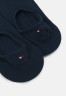 Tommy Hilfiger WOMEN FOOTIE 2 PACK Trainer socks midnight blue WOMEN FOOTIE 2 PACK Спортивные носки темно-синий