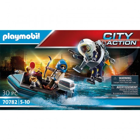 PLAYMOBIL PLAYMOBIL 70782 Polizei-Jetpack: Festnahme des Kunstraubers PLAYMOBIL 70782 Police Jetpack: арестуйте вора произведений искусства