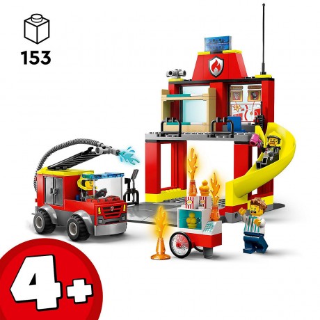 LEGO LEGO City 60375 Feuerwehrstation und Loschauto LEGO City 60375 Пожарная часть и пожарная машина