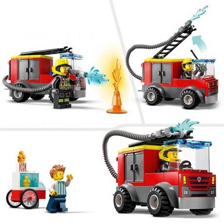 LEGO LEGO City 60375 Feuerwehrstation und Loschauto LEGO City 60375 Пожарная часть и пожарная машина