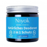 Niyok 2 in 1 Deodorant Creme Anti-Transpirant: Light ocean 40ml, Дезодорант-крем 2 в 1 Light ocean, 40 мл, без спирта и алюминия, Германия